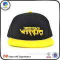 wholesale blank yellow and black hat snapback